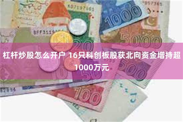 杠杆炒股怎么开户 16只科创板股获北向资金增持超1000万元