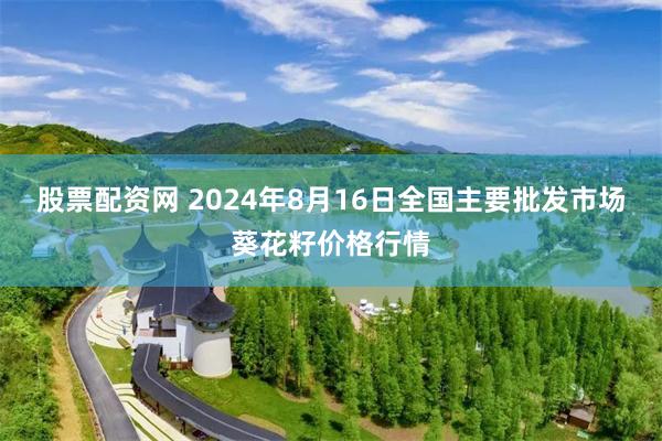 股票配资网 2024年8月16日全国主要批发市场葵花籽价格行情