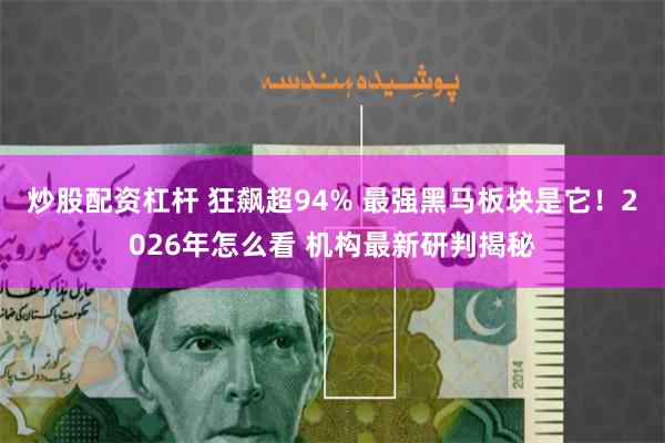 炒股配资杠杆 狂飙超94% 最强黑马板块是它！2026年怎么看 机构最新研判揭秘